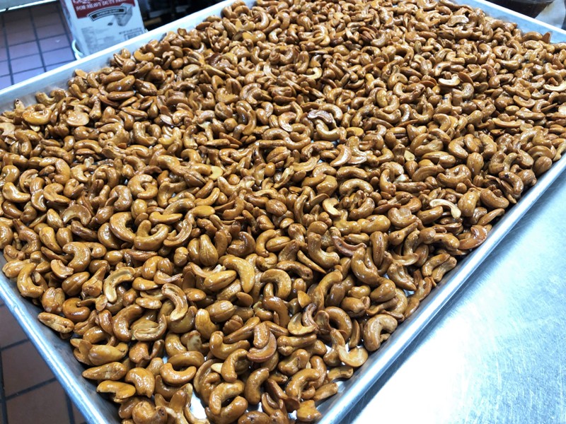 meals with honey cashew nuts
